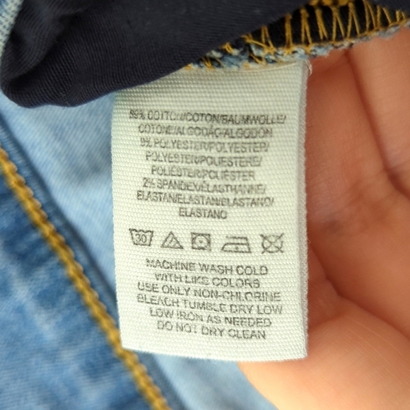 Free People Distressed Medium Wash High Waisted Ankle Cropped Skinny Jeans 26 - Picture 9 of 14